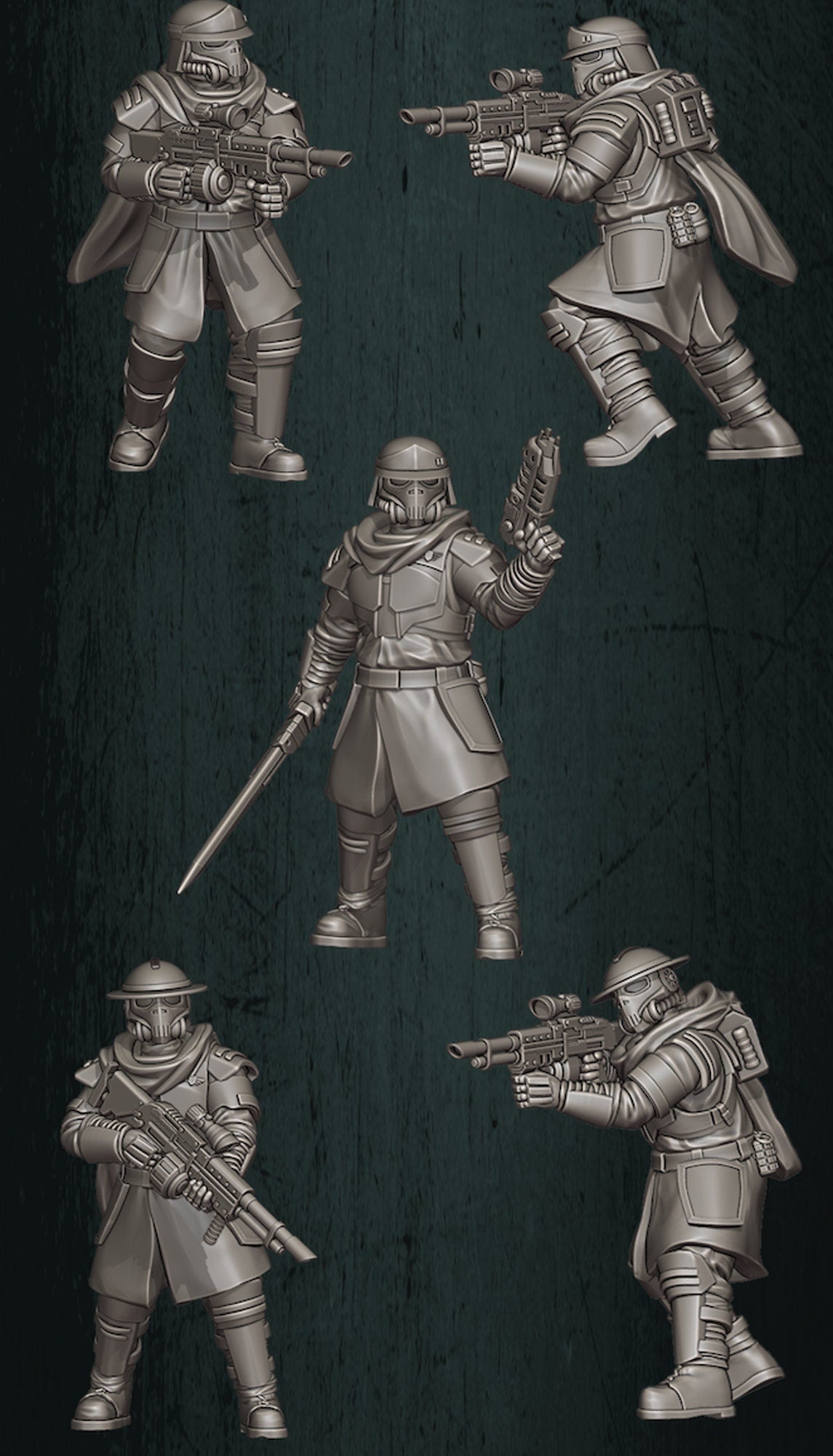 Trench Devils 28mm Modular Veterans (Customisable set of 10)