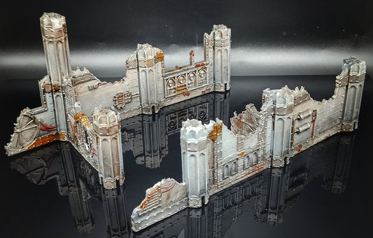 Gothic Sector Modular Sci-Fi Ruins Terrain (4 Ruin Set)