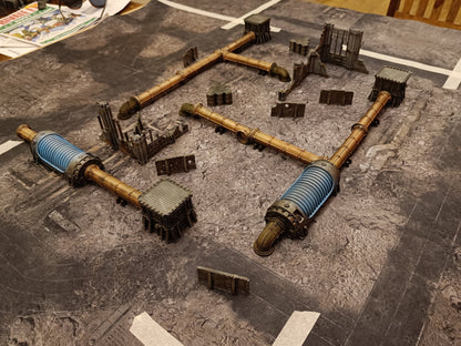 28mm Modular Pump Terrain Set for Kill Team/Necromunda