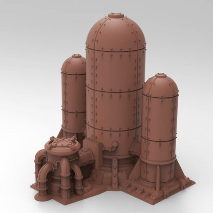 28mm Silo Terrain for Necromunda / Ash Wastes (TesseractTomb)