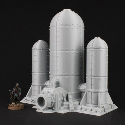 28mm Silo Terrain for Necromunda / Ash Wastes (TesseractTomb)