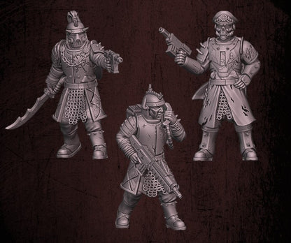 Harbingers of Darkness 28mm Modular Command Squad (Set of 6)