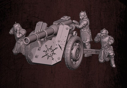 Harbingers of Darkness 28mm Modular Field Artillery (Customisable set of two teams)