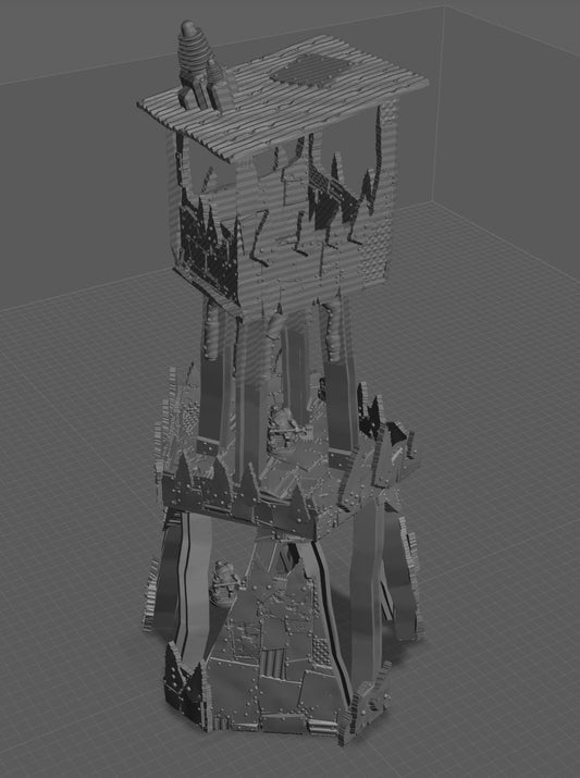 28mm Ramshackle Watchtower for Necromunda/Ash Wastes/Orks