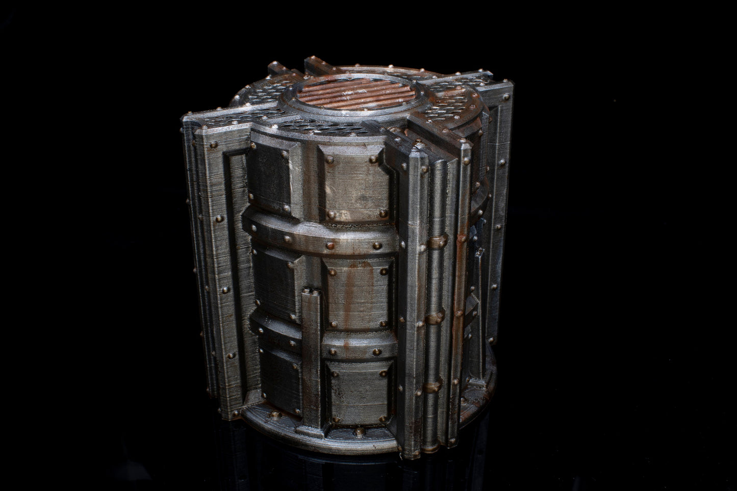 28mm Armoured Silo Terrain for Necromunda / Ash Wastes (Tesseract Tomb)