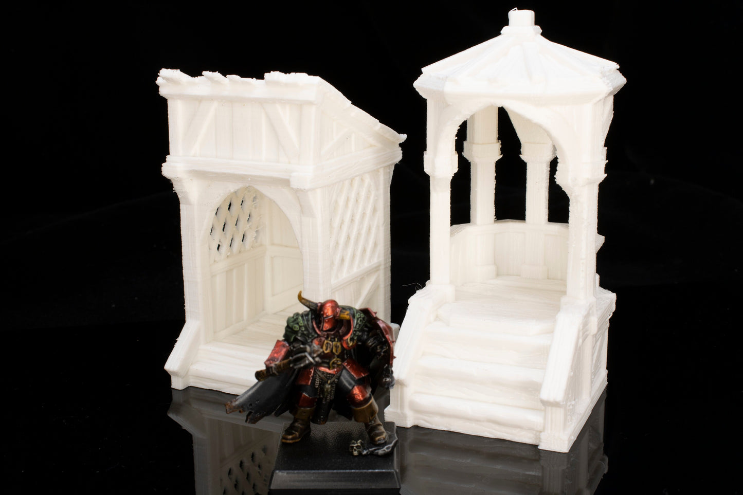 Fantasy Terrain Guard Posts for Dungeons & Dragons, Wargaming, Mordheim (World of Pratheron)