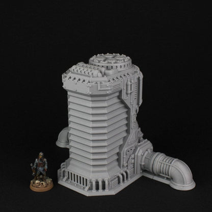 28mm Plasma Tower for Necromunda/Ash Wastes (TesseractTomb)