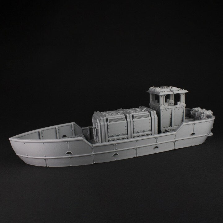 28mm Scum City Cargo Ship for Necromunda/Ash Wastes (TesseractTomb)