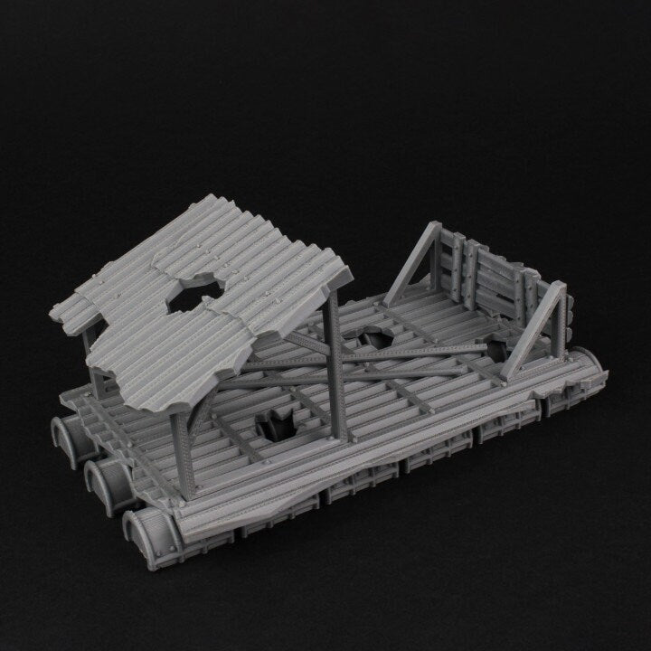 28mm Scum City Raft for Necromunda/Ash Wastes (TesseractTomb)