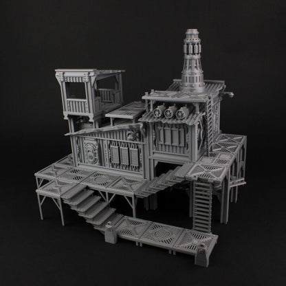 28mm Scum City Hab Block for Necromunda/Ash Wastes (TesseractTomb)