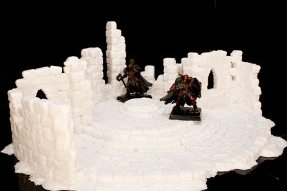 Fantasy Terrain Ruined Temple for Dungeons & Dragons, Wargaming, Mordheim (World of Pratheron)