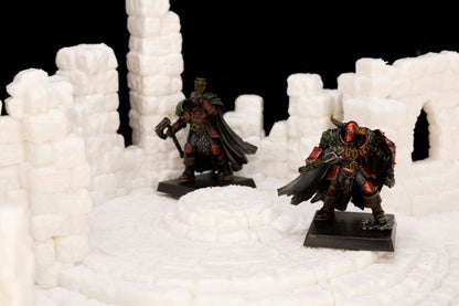 Fantasy Terrain Ruined Temple for Dungeons & Dragons, Wargaming, Mordheim (World of Pratheron)