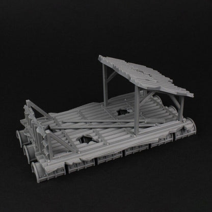 28mm Scum City Raft for Necromunda/Ash Wastes (TesseractTomb)