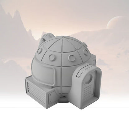 28mm Sci-Fi Outpost Oval Lab (Midnight3D)